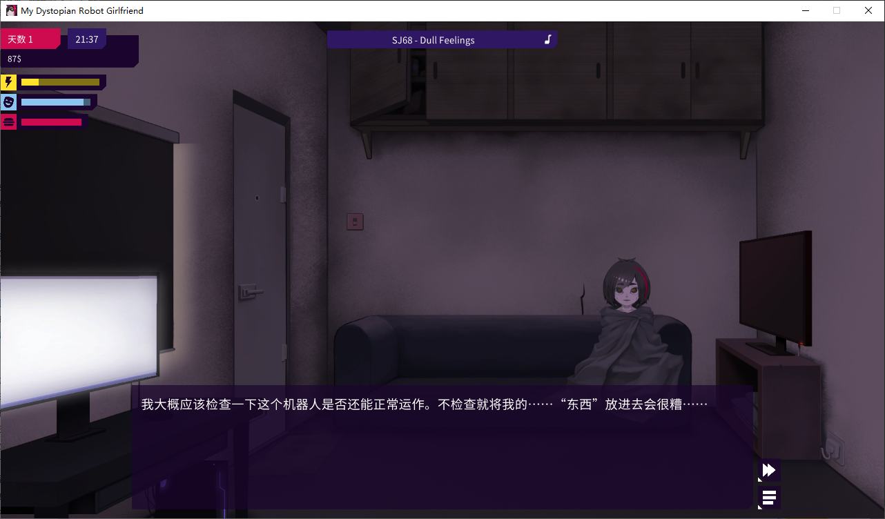 我的反乌托邦机器人女友 安卓+PC v0.87.8 官中版【更新/1.6G】【欧美SLG/中文/动态】